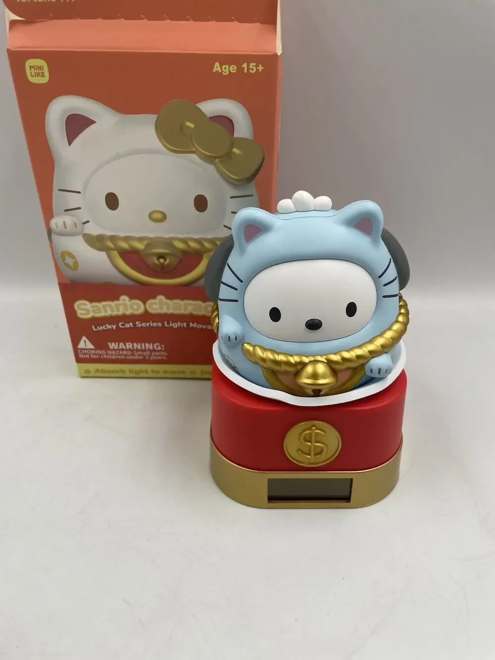 Sanrio Characters Lucky Cat Series Light Movable Fun - Pochacco